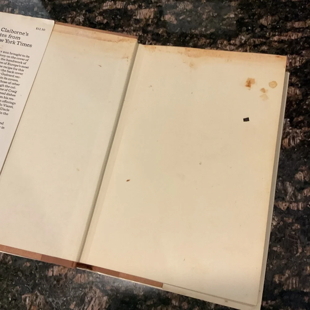 Craig Claiborne's Favorites Cookbook 1976